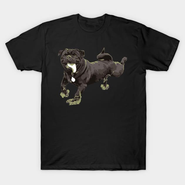 the dog drooled - vector image T-Shirt by ngoclucbkhn